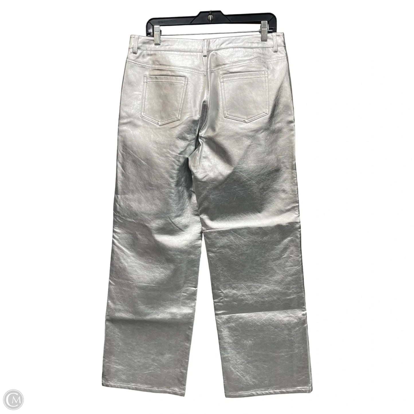 Jeans Straight By Le Lis In Silver, Size: L