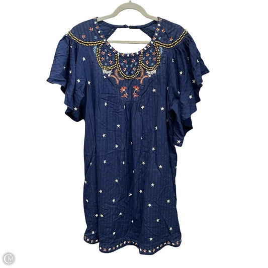 Dress Casual Short By Anthropologie In Navy, Size: 1x