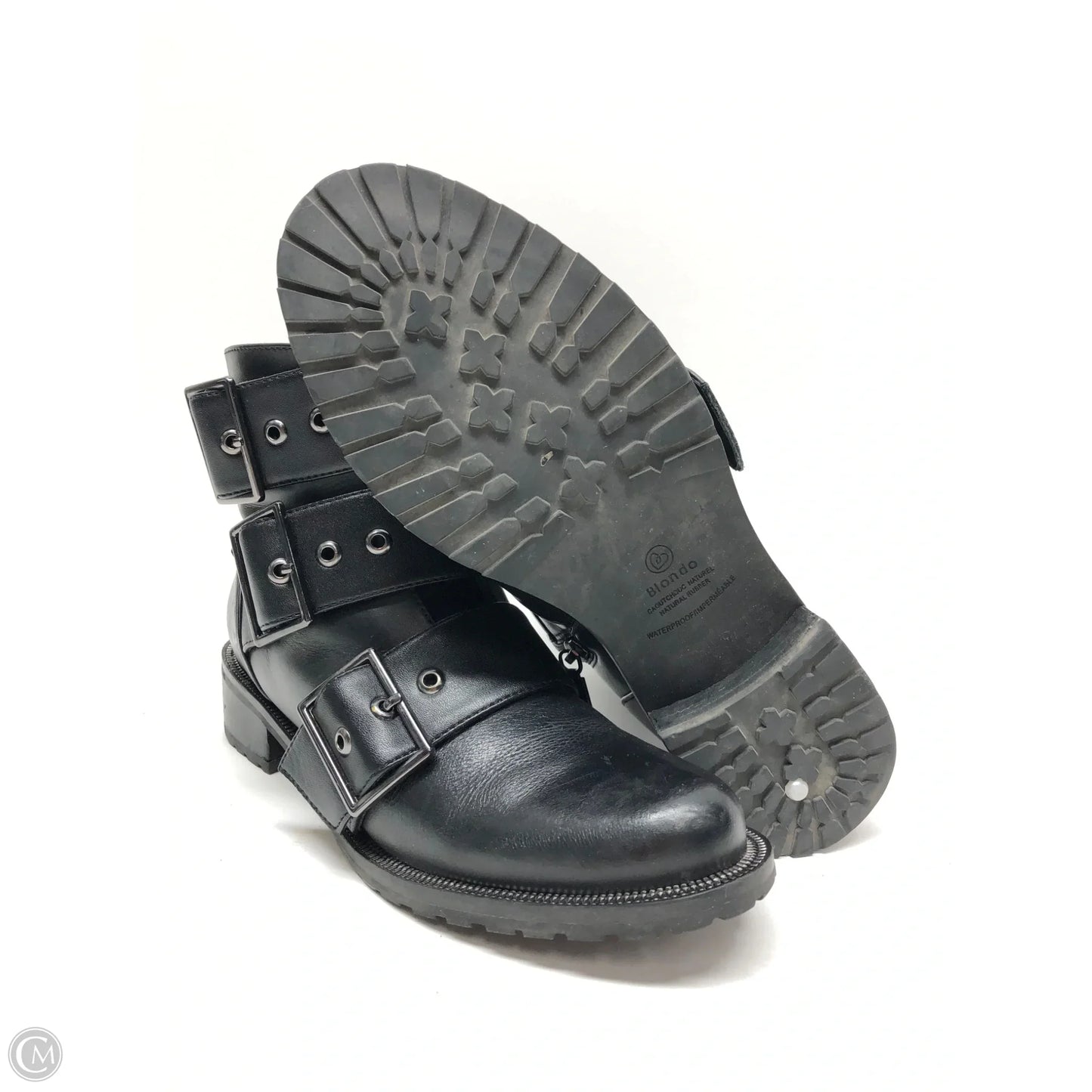 Boots Ankle Flats By Blondo In Black, Size: 7