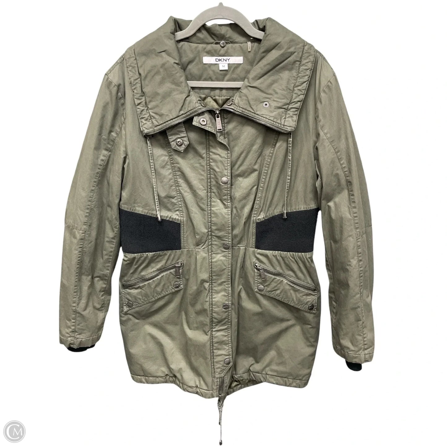 Coat Other By Dkny In Green, Size: M