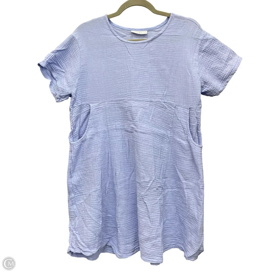 Dress Casual Short By Bryn Walker In Blue, Size: Xxs