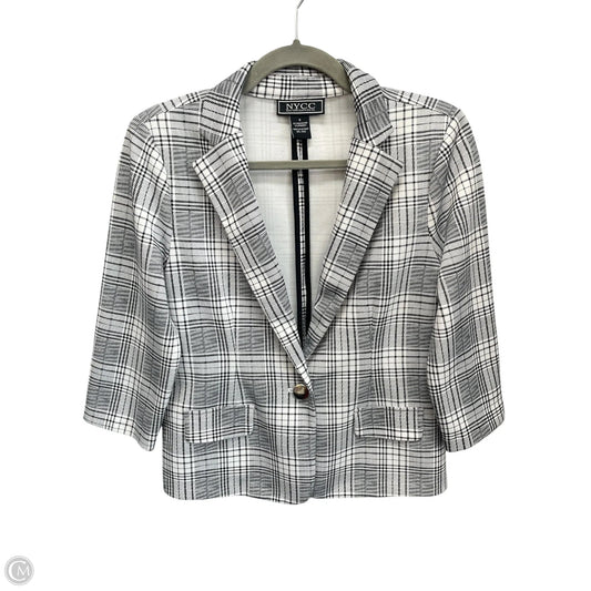 Blazer By New York And Co In Black & White, Size: S
