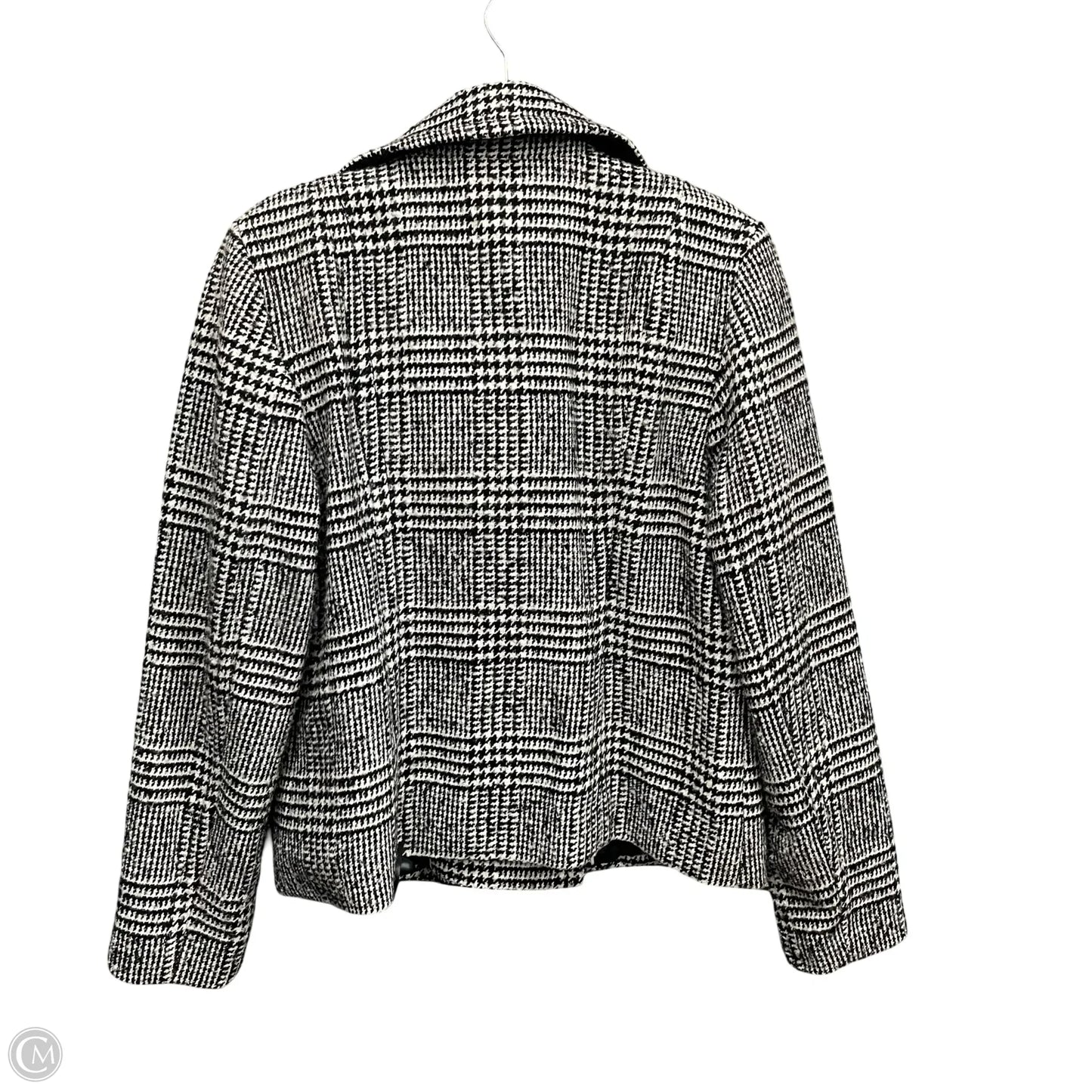 Coat Peacoat By Banana Republic In Black & White, Size: 14