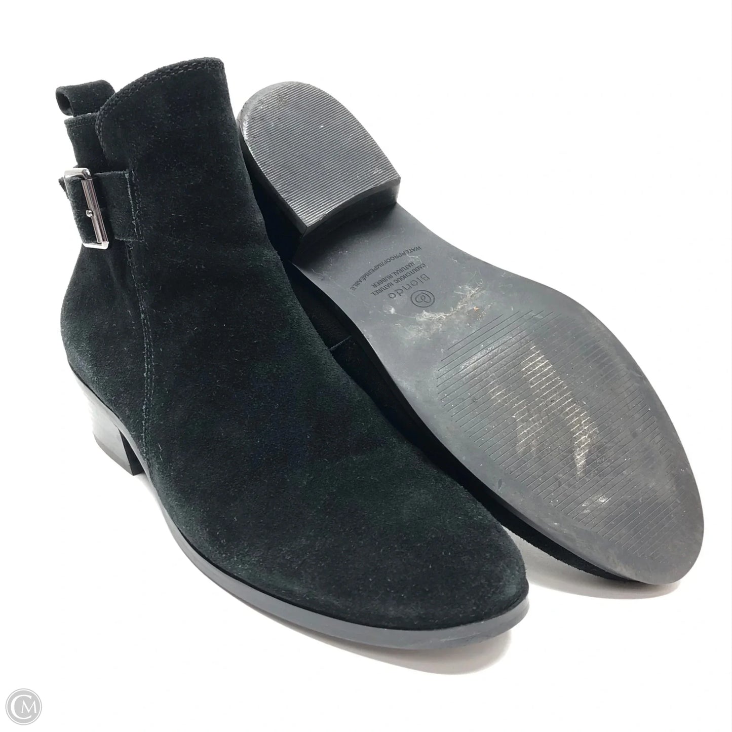 Boots Ankle Heels By Blondo In Black, Size: 6.5