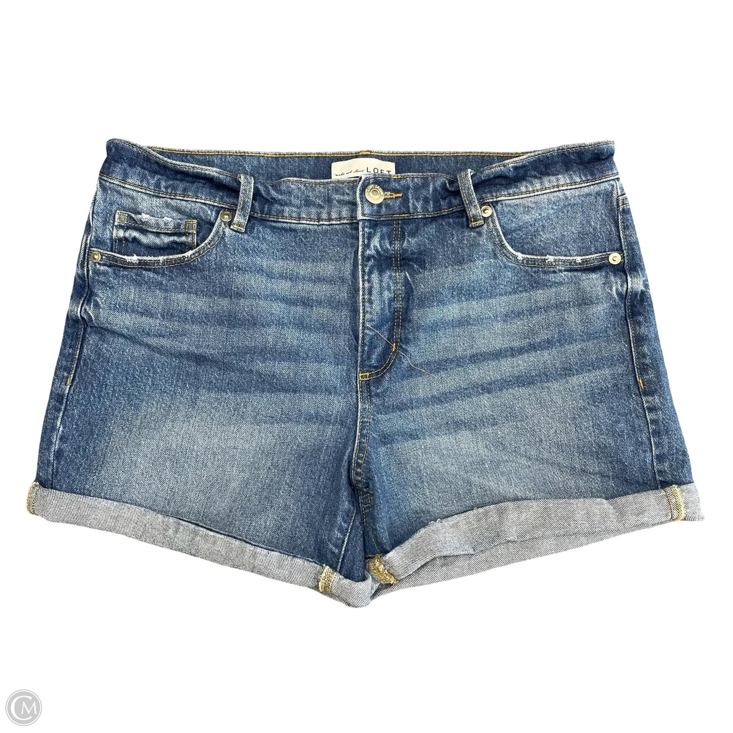 Shorts By Loft In Blue Denim, Size: 8