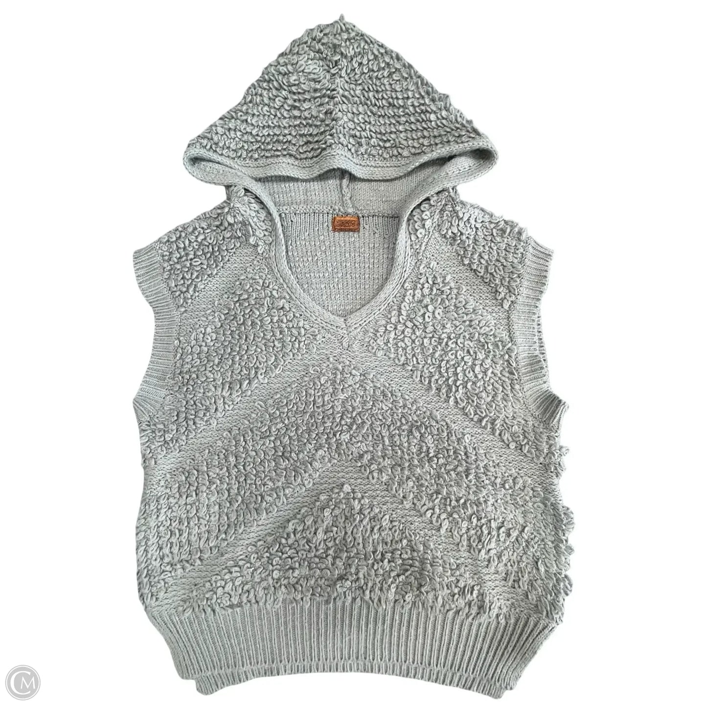 Vest Sweater By Pol In Grey, Size: S