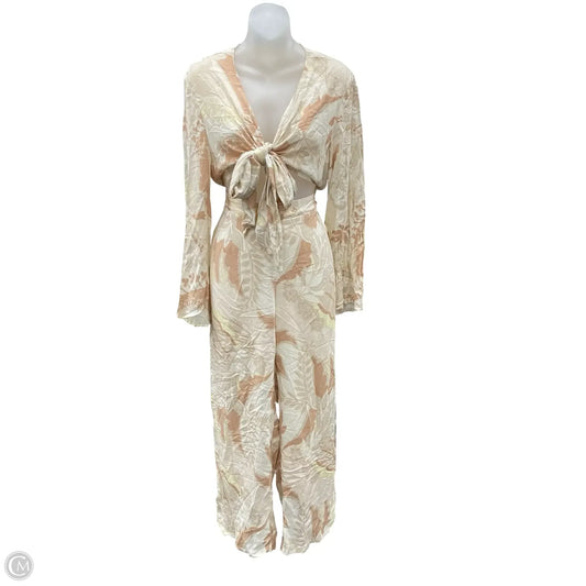 Jumpsuit By Olivaceous In Multi-colored, Size: L