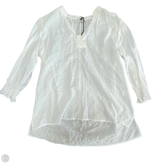 Top Short Sleeve By Loft In Black, Size: Mp