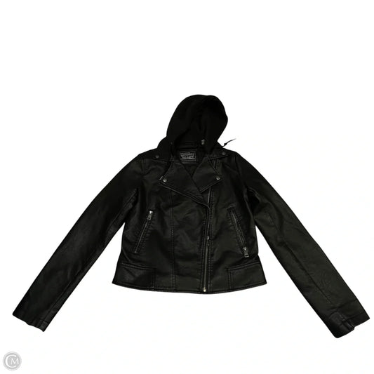 Jacket Moto By Levis In Black, Size: S
