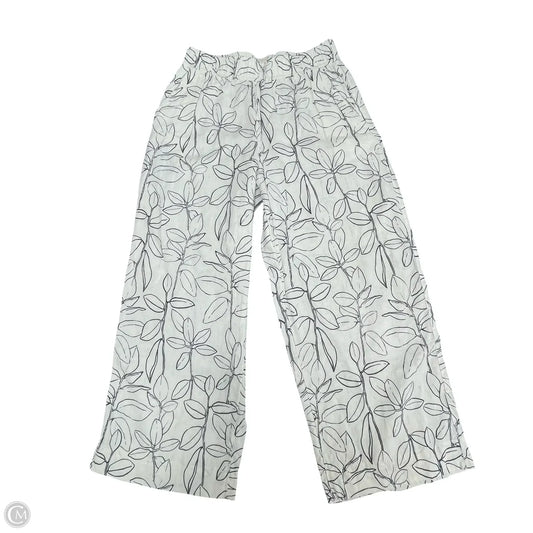 Pants Linen By Cynthia Rowley In Blue & White, Size: M
