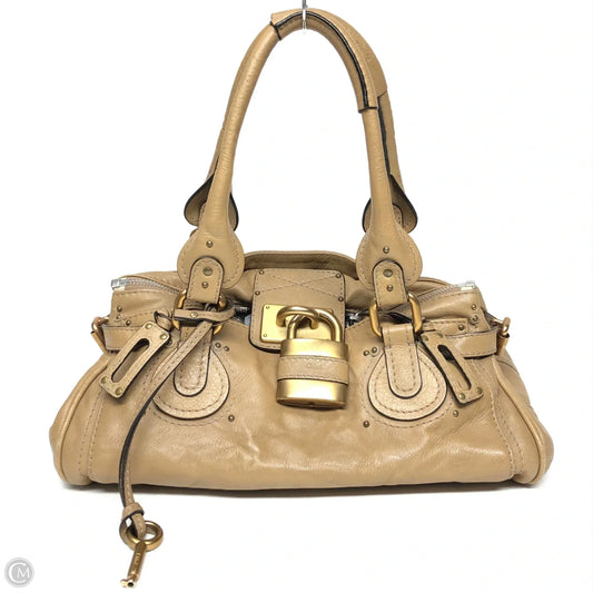 Handbag Luxury Designer By Chloe, Size: Medium