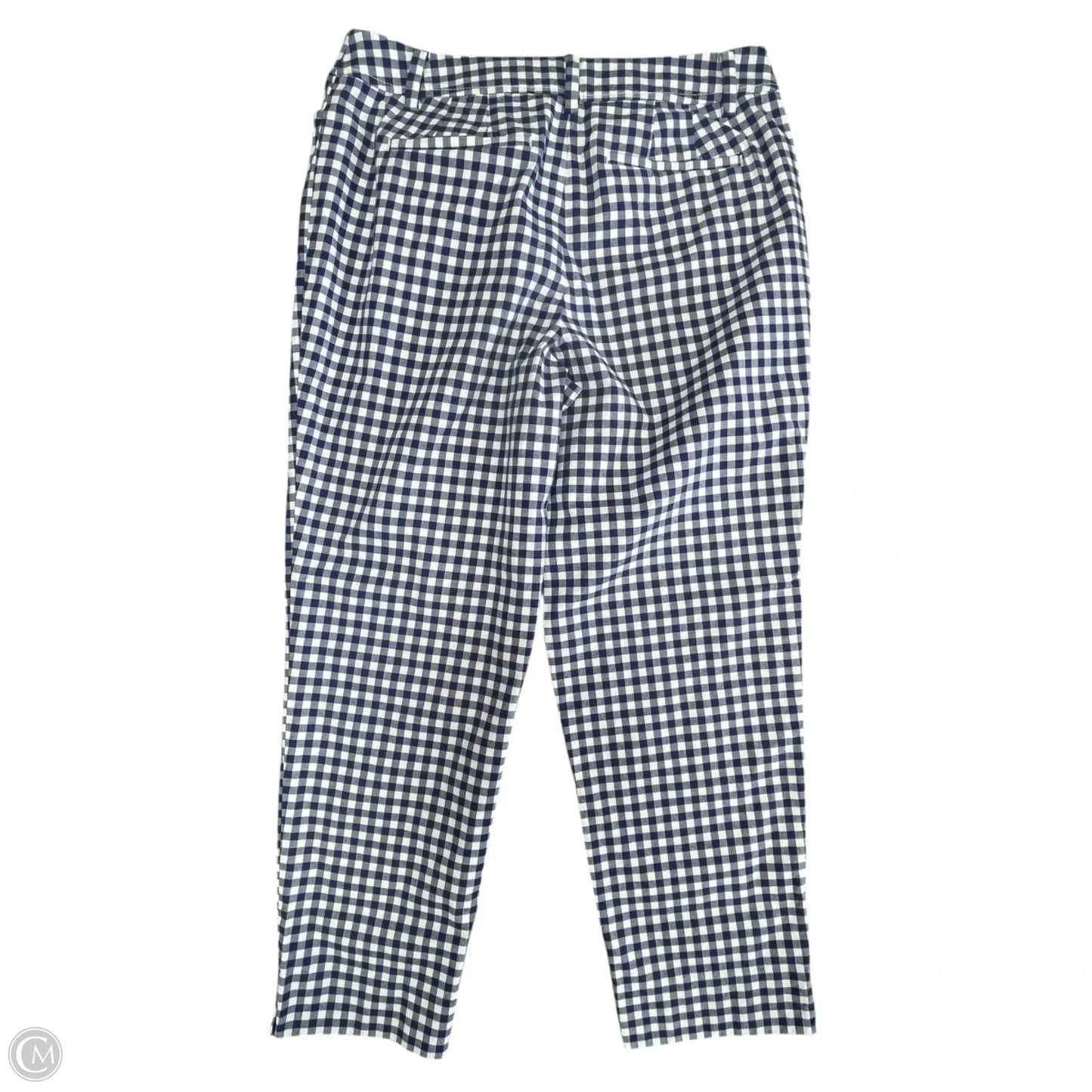 Pants Cropped By Talbots In Blue & White, Size: 6