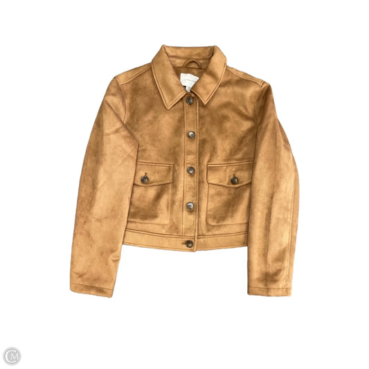 Jacket Moto By Jessica Simpson In Brown, Size: S