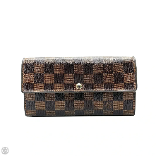 Wallet Luxury Designer By Louis Vuitton, Size: Large