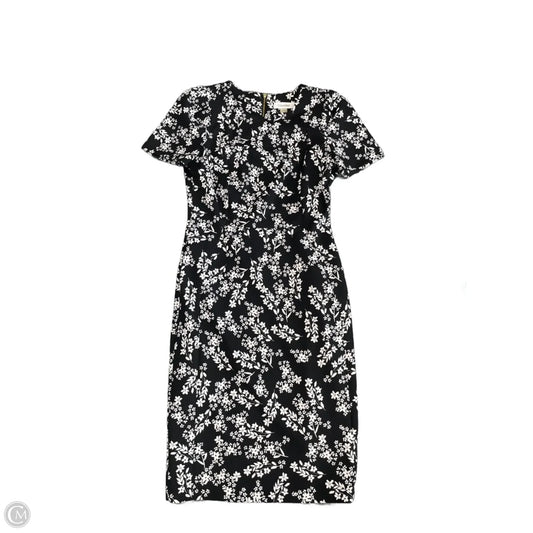 Dress Casual Short By Calvin Klein In Black & White, Size: 4