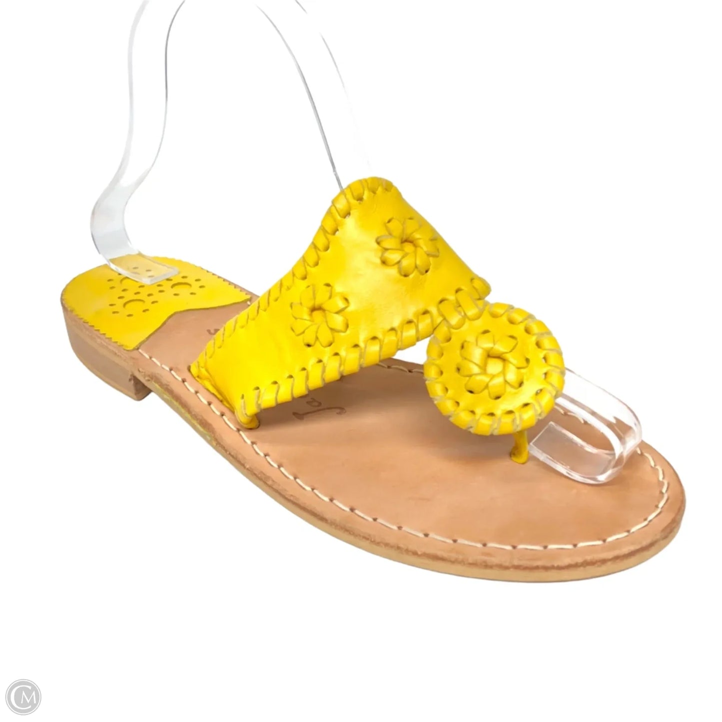 Sandals Flats By Jack Rogers In Yellow, Size: 7