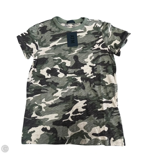 Top Short Sleeve Basic By Atm In Camouflage Print, Size: Xs