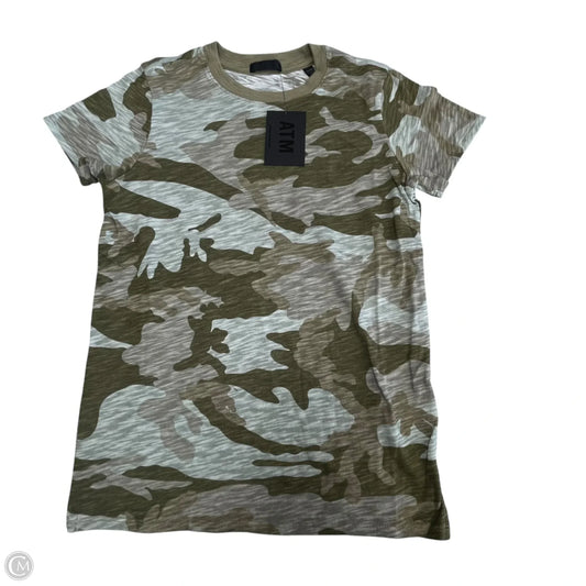 Top Short Sleeve Basic By Atm In Camouflage Print, Size: Xs