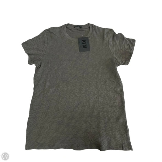 Top Short Sleeve Basic By Atm In Grey, Size: Xs