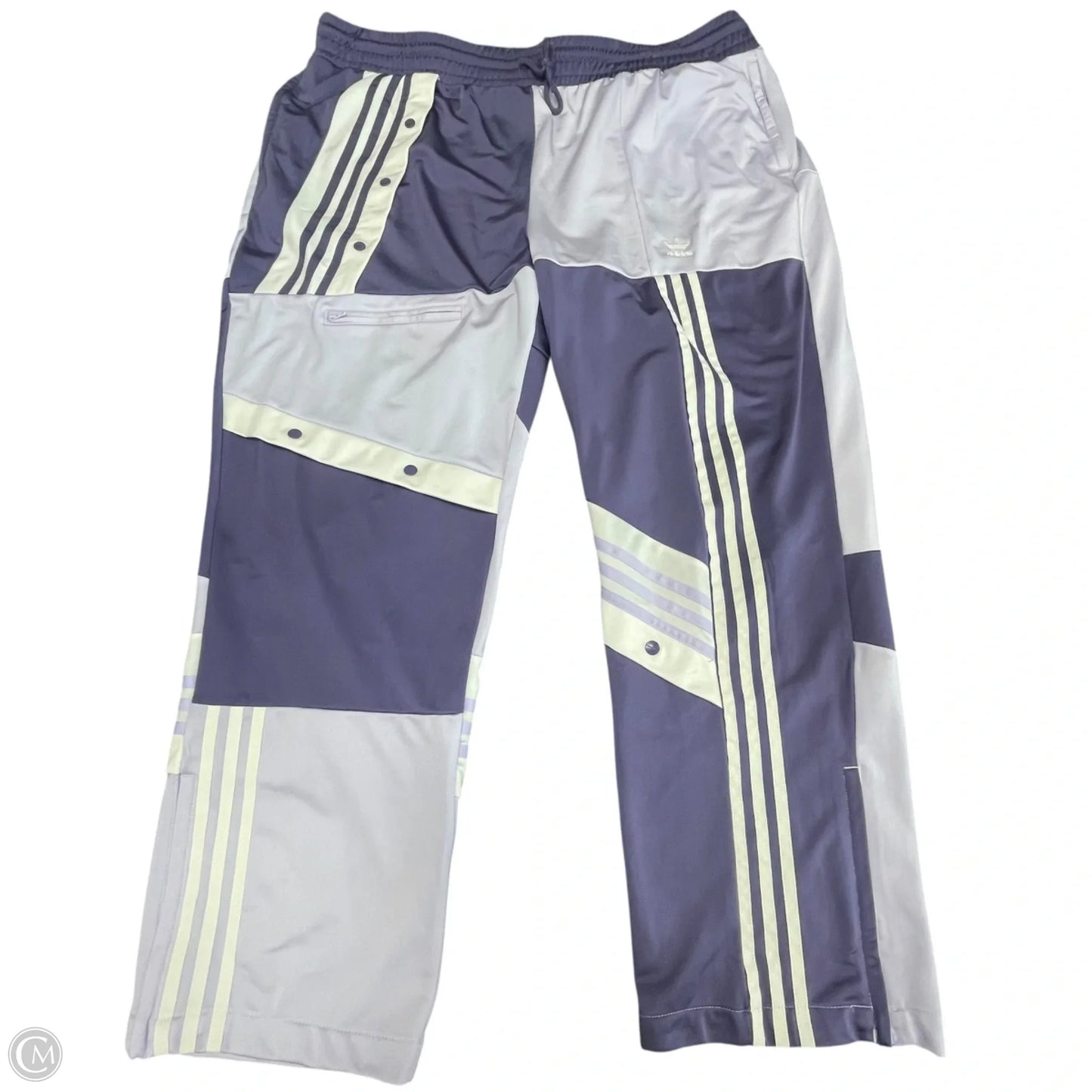 Athletic Pants By Adidas In Purple & White, Size: 3x
