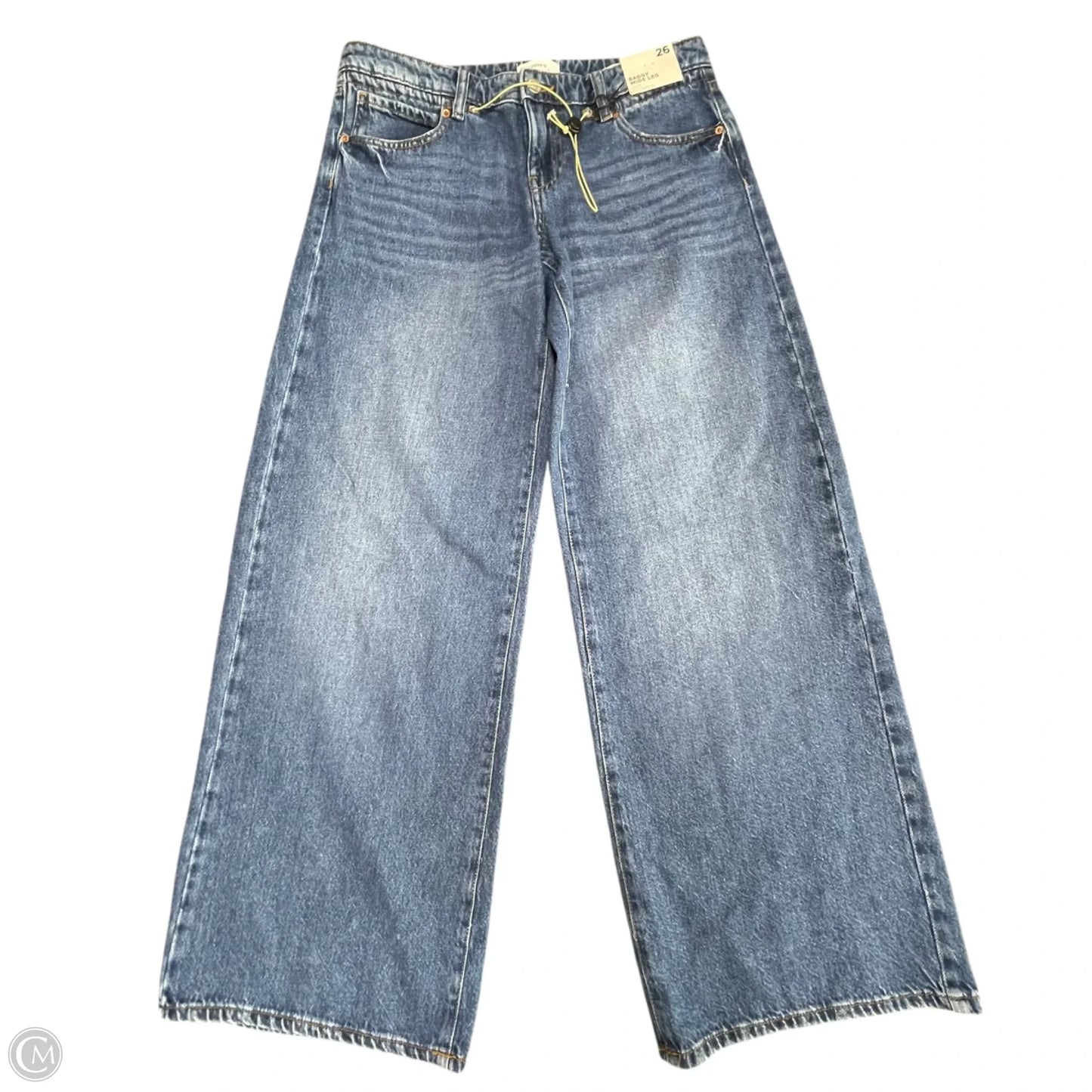 Jeans Wide Leg By Forever 21 In Blue Denim, Size: 2