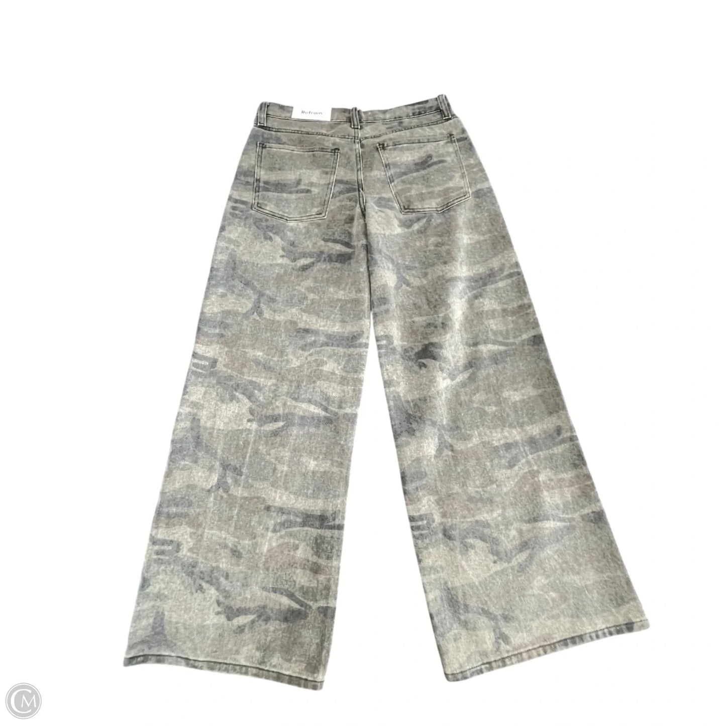 Jeans Wide Leg By Clothes Mentor In Camouflage Print, Size: 4