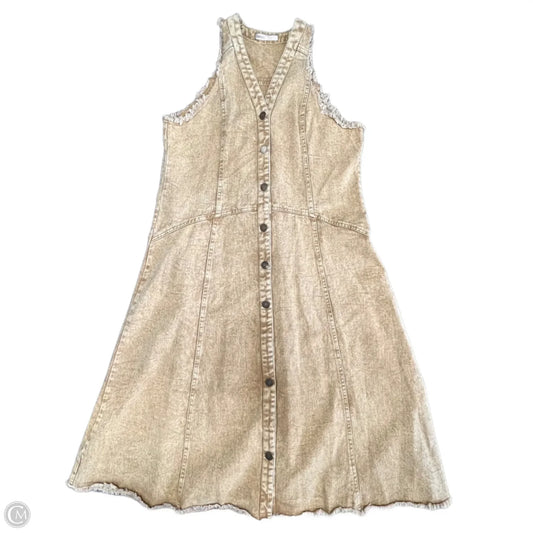 Dress Casual Midi By Shein In Yellow, Size: 2