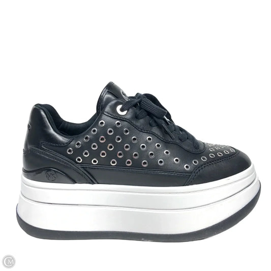 Shoes Sneakers Platform By Michael By Michael Kors In Black & White, Size: 5.5