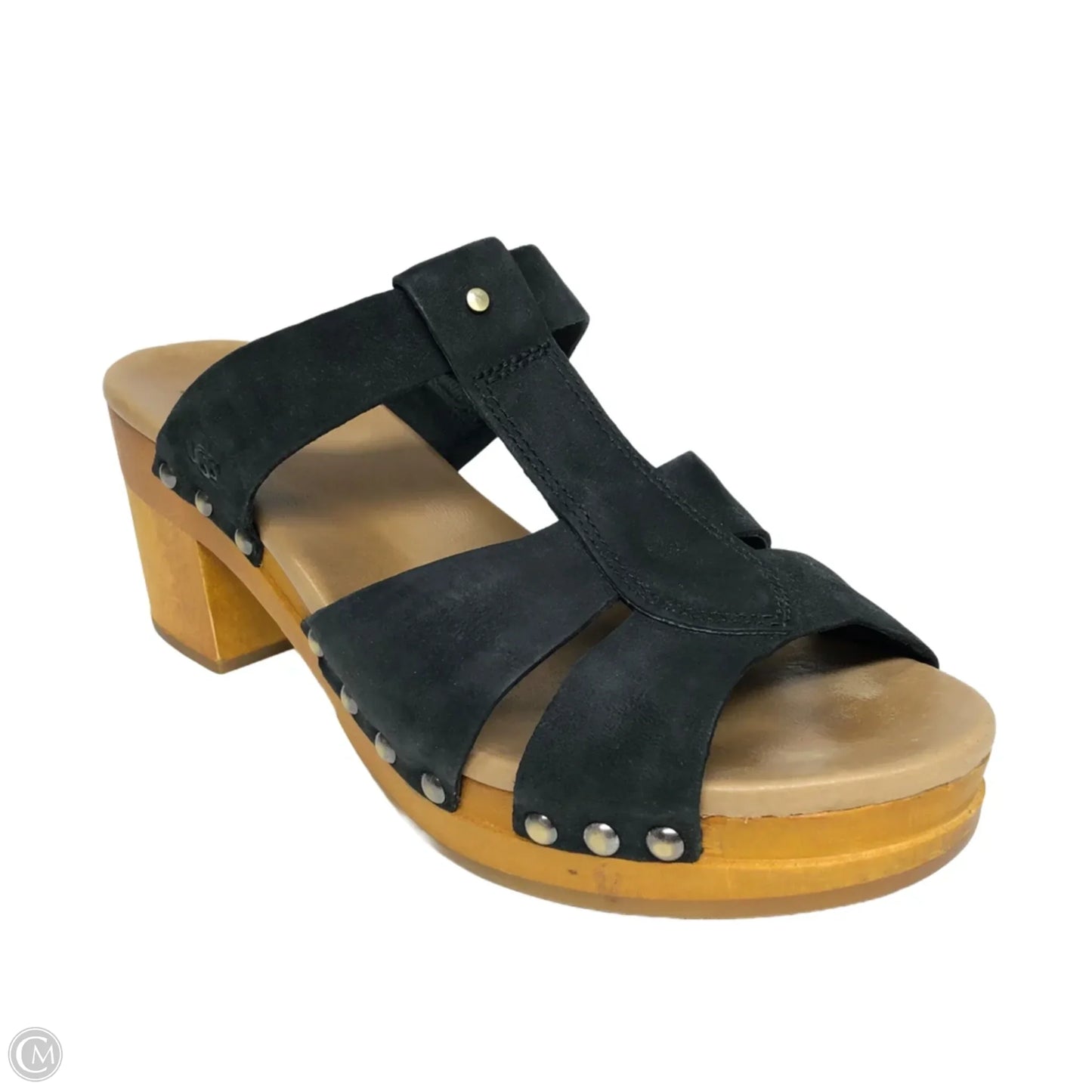 Sandals Heels Block By Ugg In Black, Size: 9
