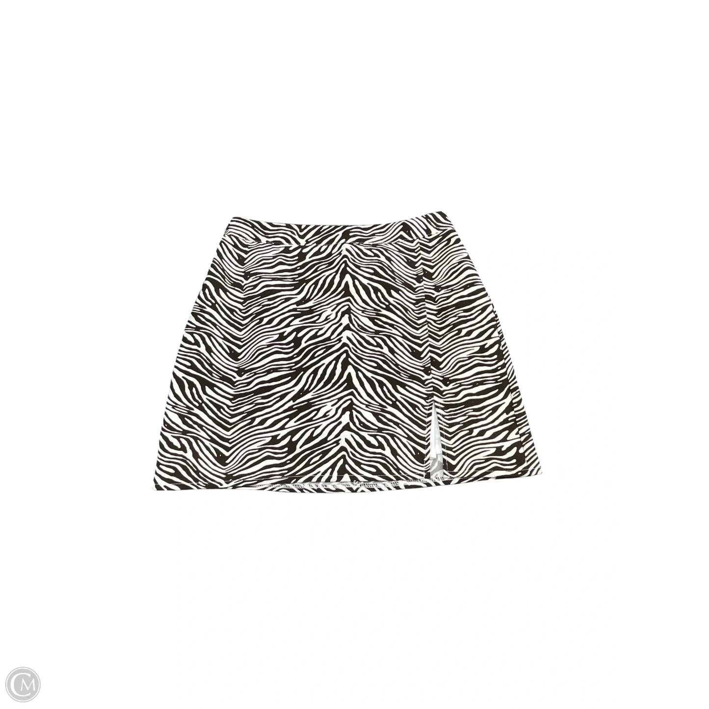 Skirt Mini & Short By Versona In Brown & White, Size: 6