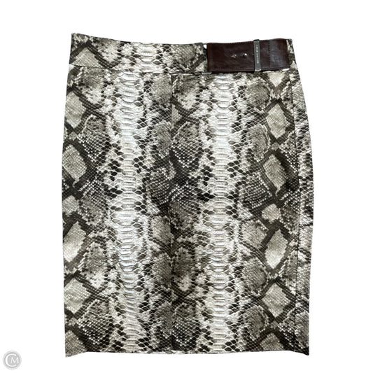 Skirt Mini & Short By Michael By Michael Kors In Snakeskin Print, Size: 2