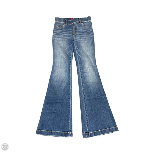 Jeans Flared By Spanx In Blue Denim, Size: S