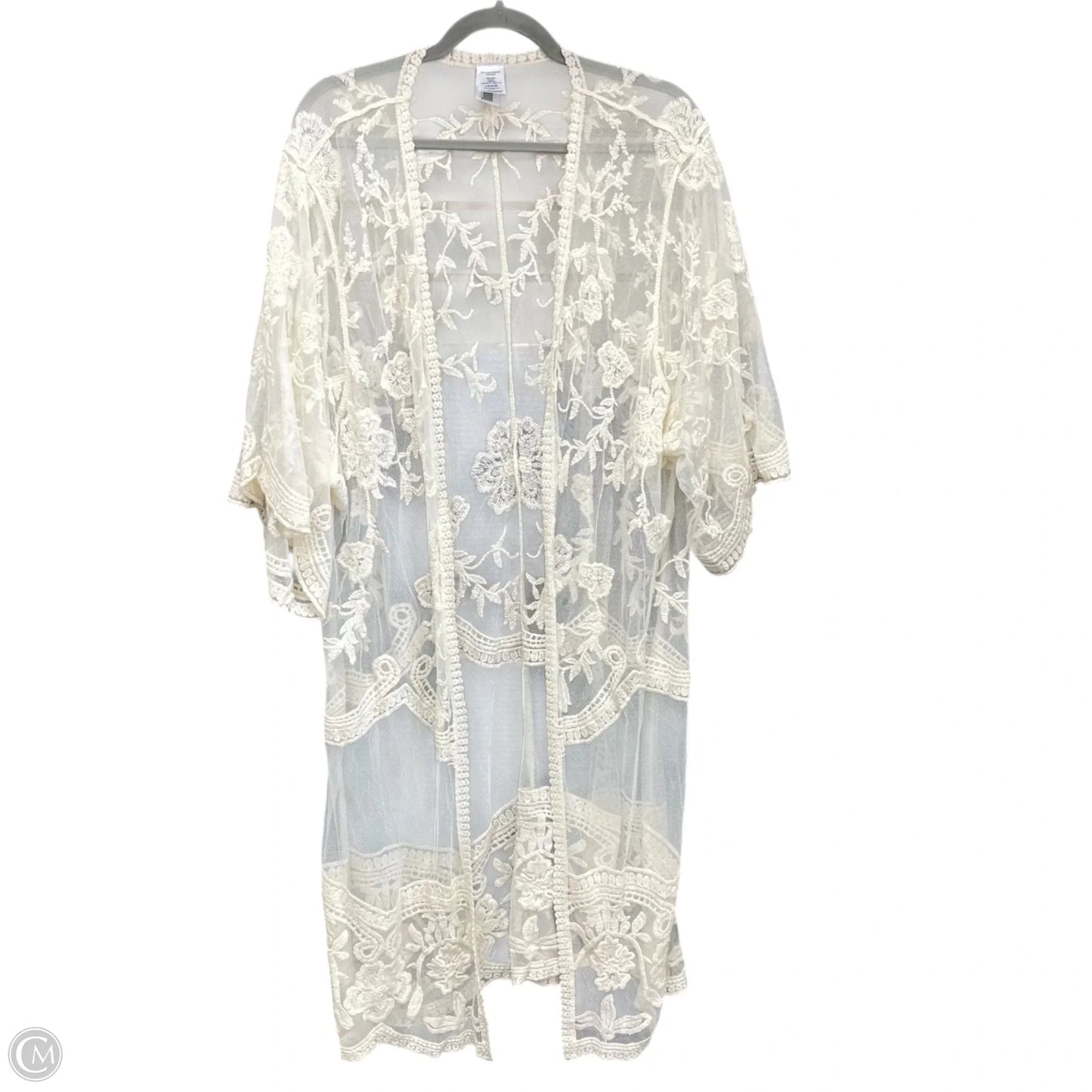 Kimono By Cme In Cream, Size: L