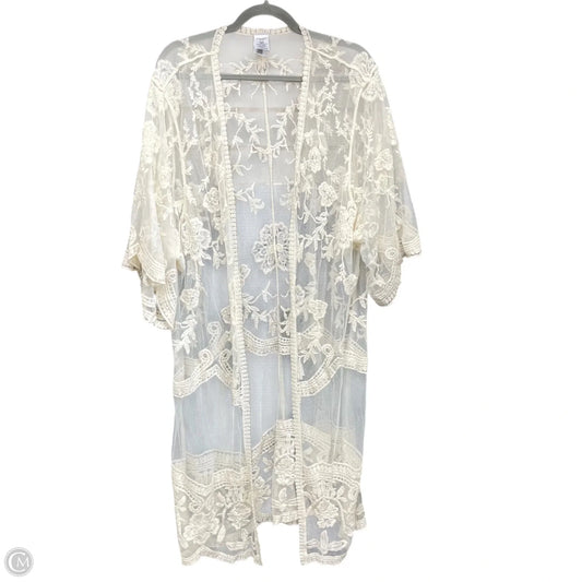 Kimono By Cme In Cream, Size: L