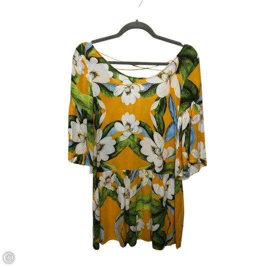 Dress Casual Short By Clothes Mentor In Yellow, Size: S