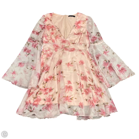 Dress Casual Short By Clothes Mentor In Pink, Size: M