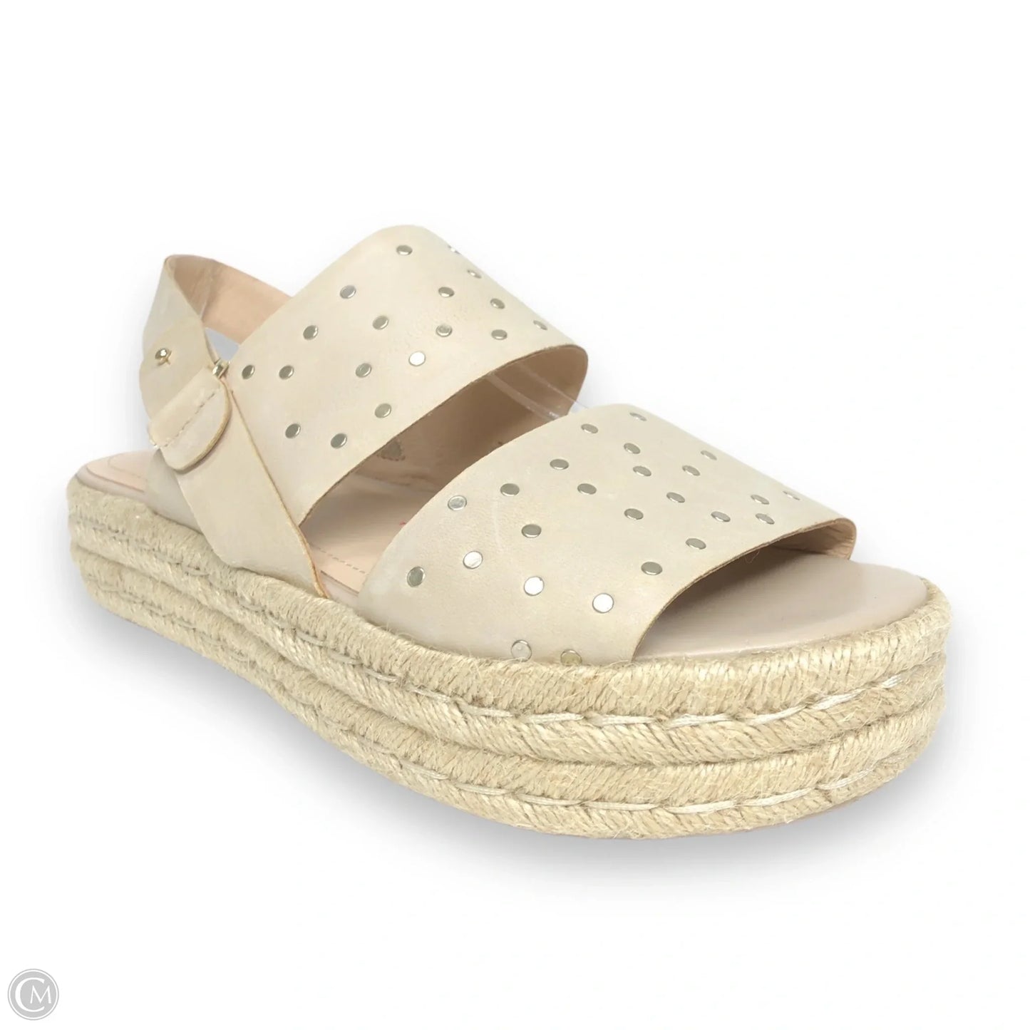 Sandals Heels Platform By Kelsi Dagger In Beige, Size: 9.5