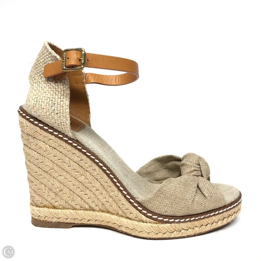 Sandals Designer By Tory Burch In Beige, Size: 6.5