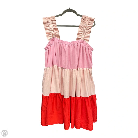 Dress Casual Short By Entro In Pink, Size: 1x