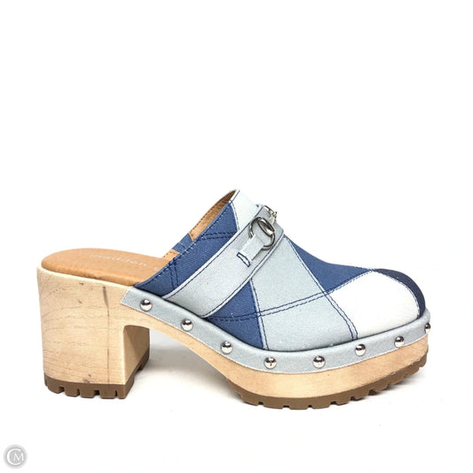 Shoes Heels Block By Madden Girl In Blue Denim, Size: 7