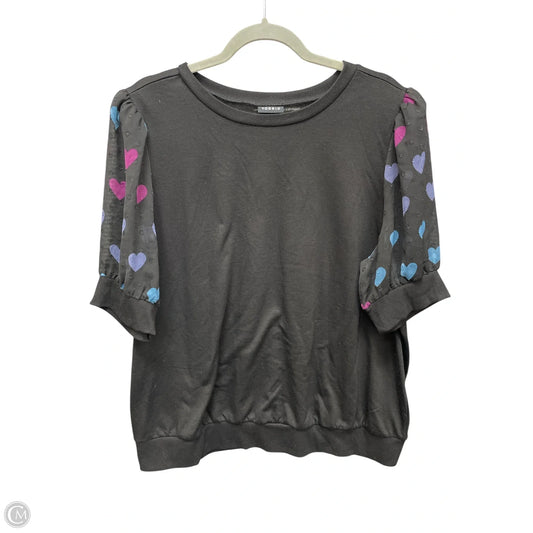 Top Short Sleeve By Torrid In Black, Size: 1x