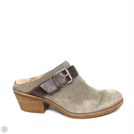 Shoes Heels Block By Sofft In Taupe, Size: 7.5