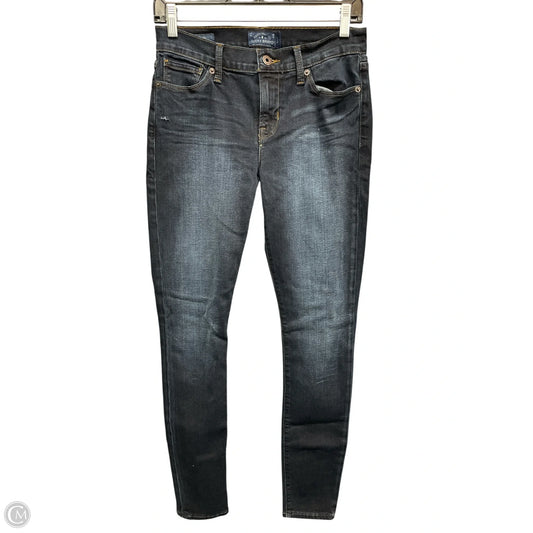 Jeans Skinny By Lucky Brand In Blue Denim, Size: 4