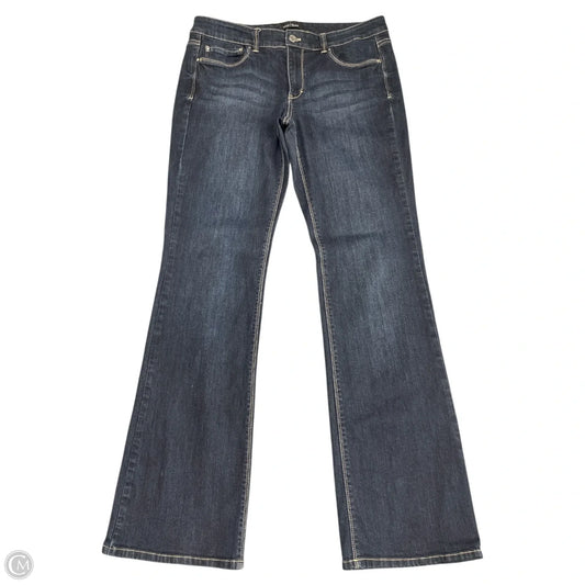Jeans Boot Cut By White House Black Market In Blue Denim, Size: 12