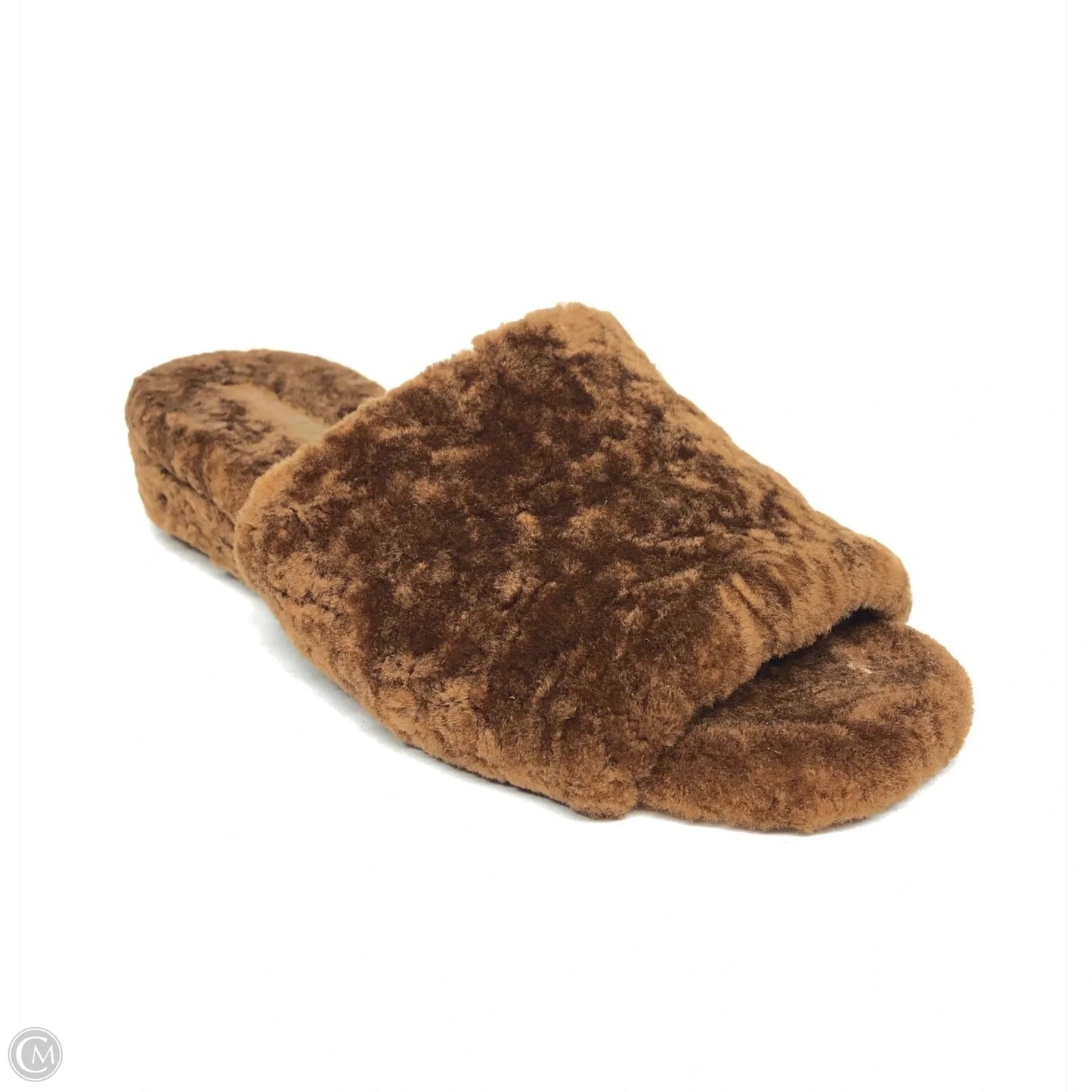 Sandals Heels Wedge By Veronica Beard In Brown, Size: 6