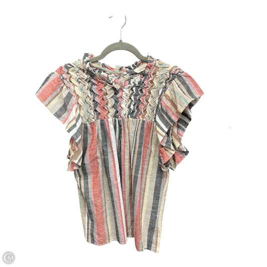 Top Short Sleeve By Clothes Mentor In Multi-colored, Size: M