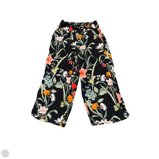 Pants Wide Leg By Loft In Floral Print, Size: Xsp