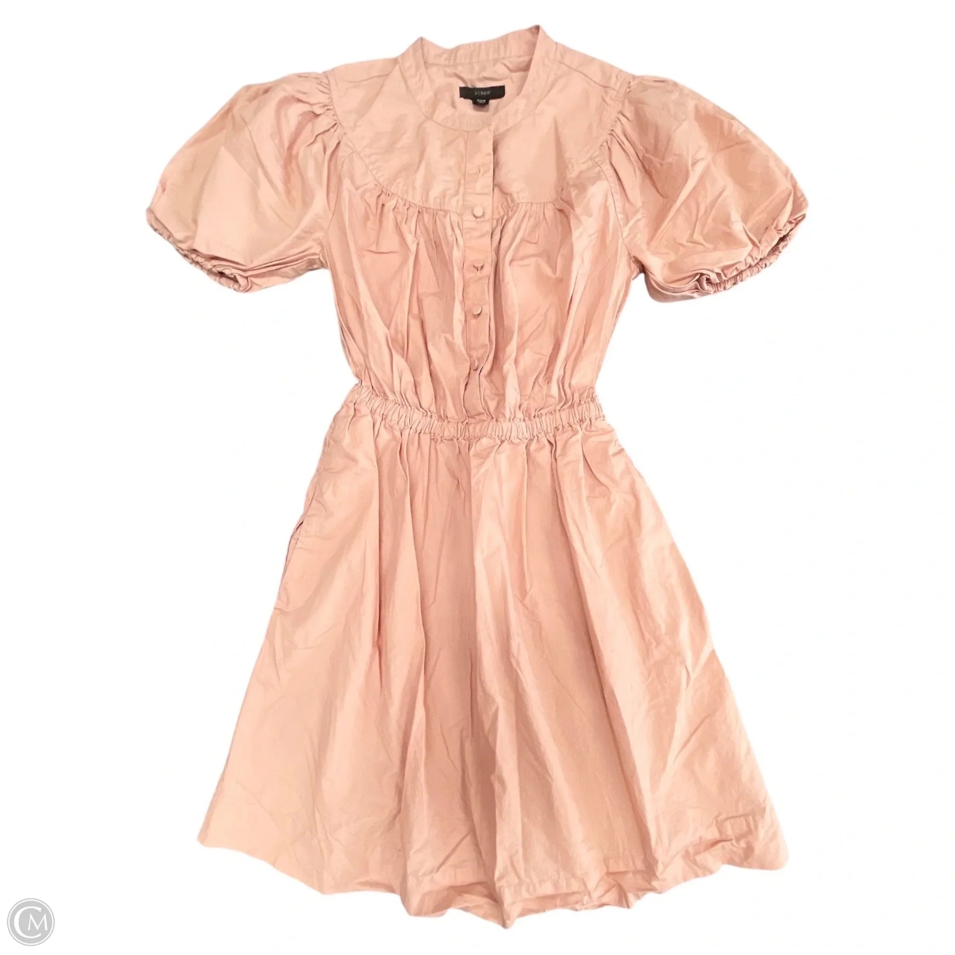 j crew orange dress J.CREW Women Sleeveless Scalloped Neckline & Hem