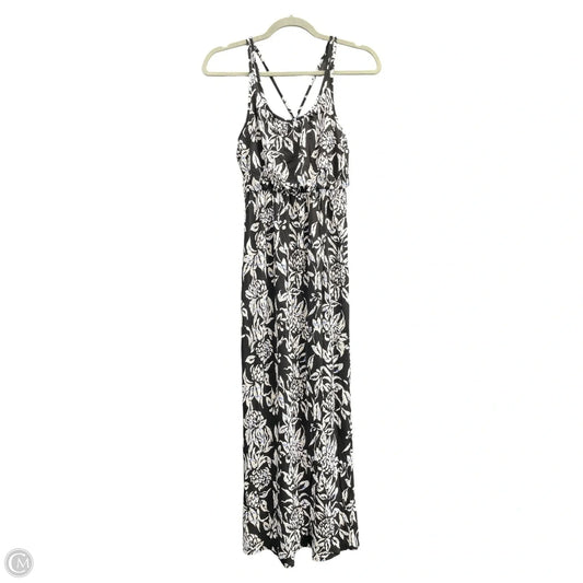 Dress Casual Midi By Loft In Black & White, Size: Xxsp