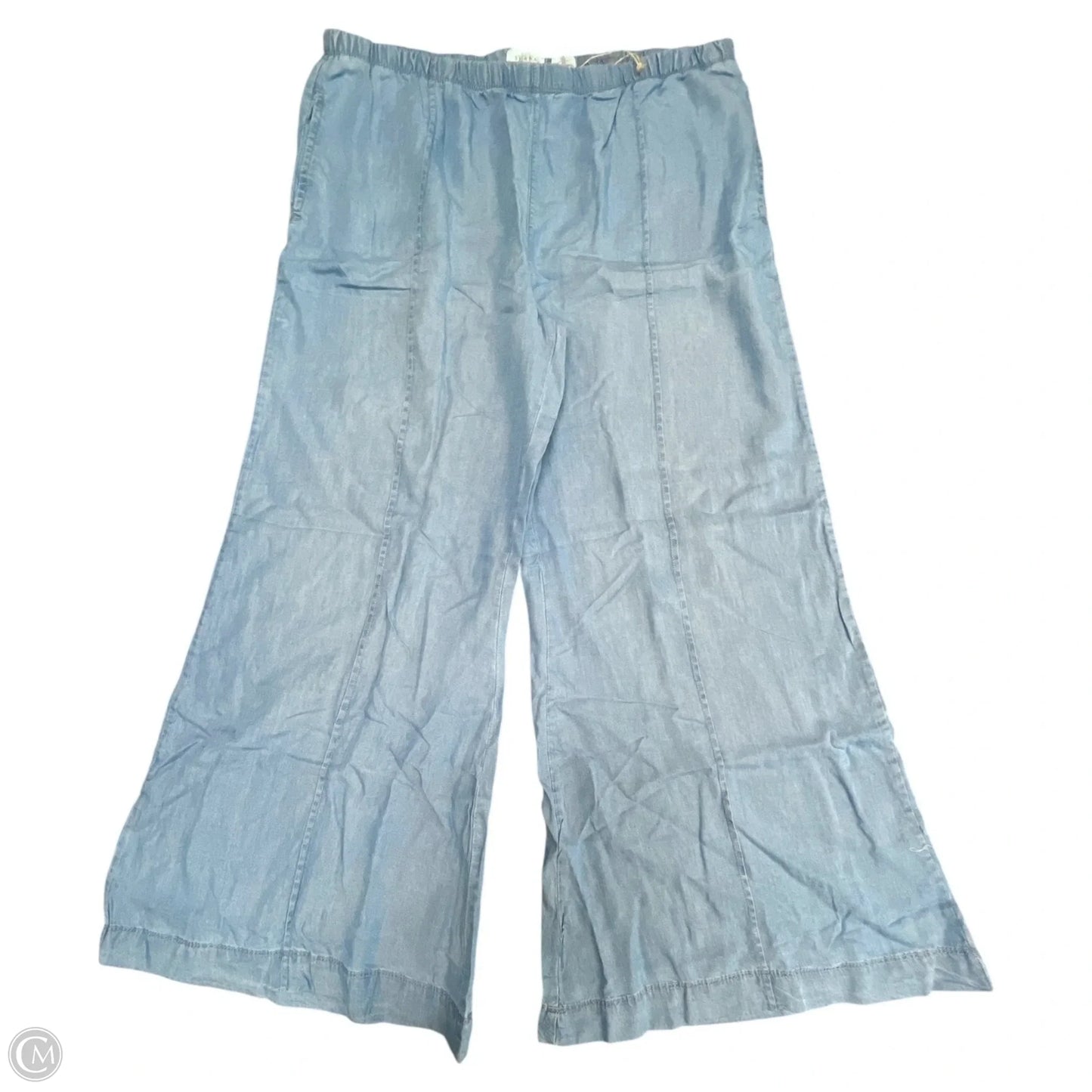 Pants Wide Leg By Serra In Blue, Size: M